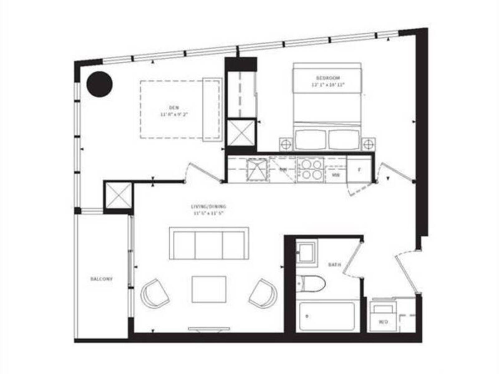 19 WESTERN BATTERY Road Unit# 2117, Toronto, Ontario M6K 0E3
