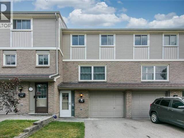 223 PIONEER Drive Unit# J62 Kitchener Ontario, N2P 1L9 - 3 Bedrooms Condo For Sale