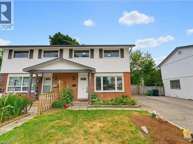 61 BALFOUR Crescent Kitchener Ontario, N2C 1Z6 - 6 Bedrooms Home For Sale
