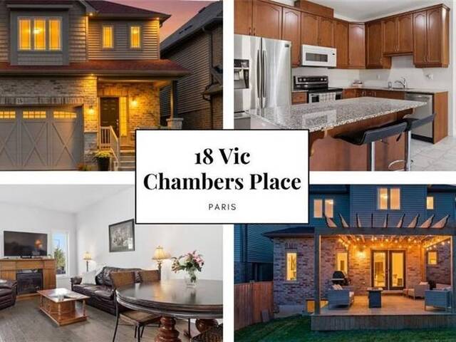 18 VIC CHAMBERS Place Paris Ontario, N3L 0E6 - 3 Bedrooms Home For Sale