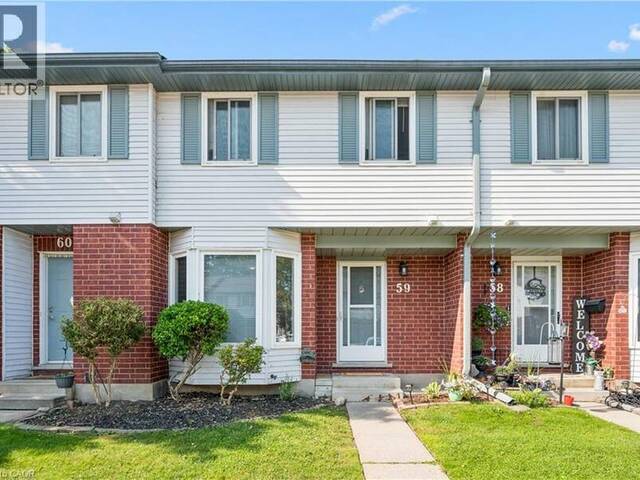 219 KINGSWOOD Drive Unit# 59 Kitchener Ontario, N2E 3J4 - 3 Bedrooms Condo For Sale