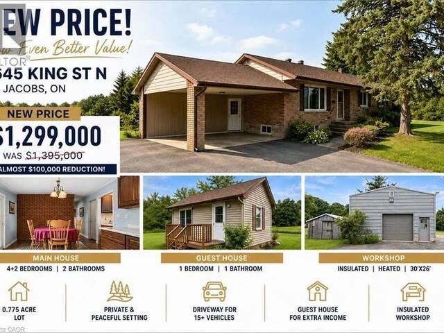 1645 KING Street N Woolwich Ontario, N0B 2N0 - 7 Bedrooms Home For Sale