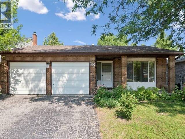 167 WESTVALE Drive Waterloo Ontario, N2T 1B7 - 4 Bedrooms Home For Sale