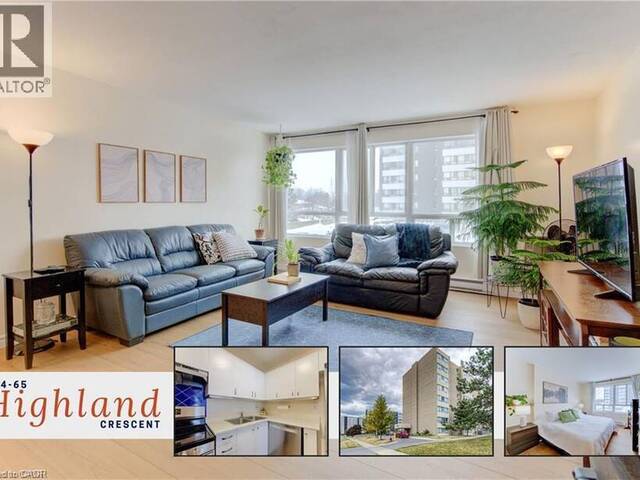 65 HIGHLAND Crescent Unit# 204 Kitchener Ontario, N2M 5M8 - 1 Bedroom Condo For Sale