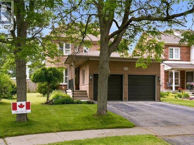 213 FELLOWES Crescent Waterdown Ontario, L0R 2H3 - 3 Bedrooms Home For Sale