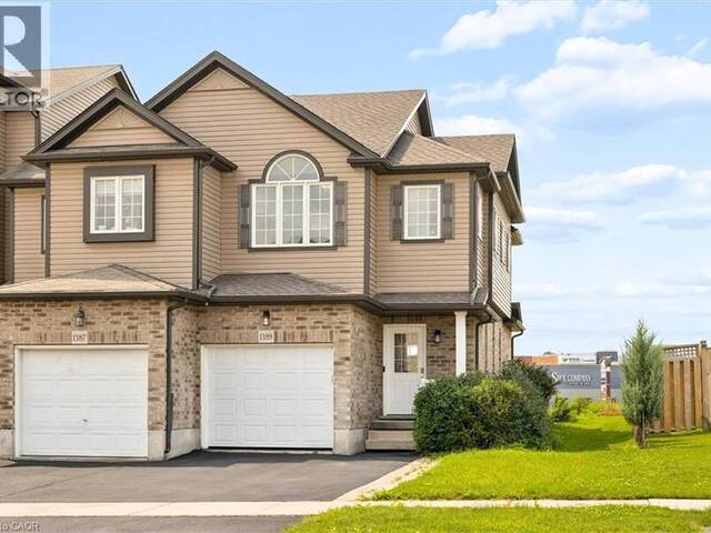 1389 COUNTRYSTONE Drive Kitchener Ontario, N2N 3R8 - 3 Bedrooms Home For Sale