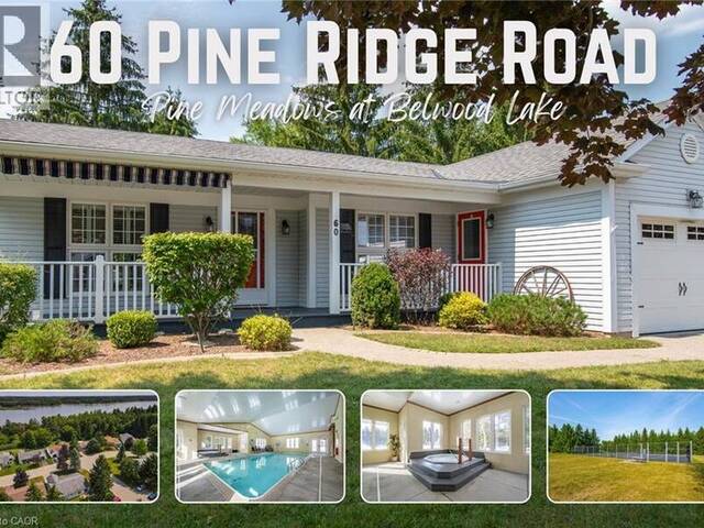 60 PINE RIDGE Road Centre Wellington Ontario, N0B 1J0 - 2 Bedrooms Home For Sale