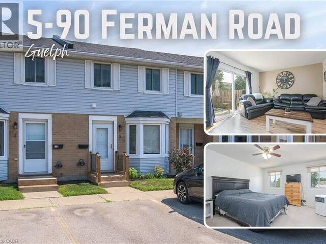 90 FERMAN Drive Unit# 5 Guelph Ontario, N1H 8E6 - 2 Bedrooms Condo For Sale