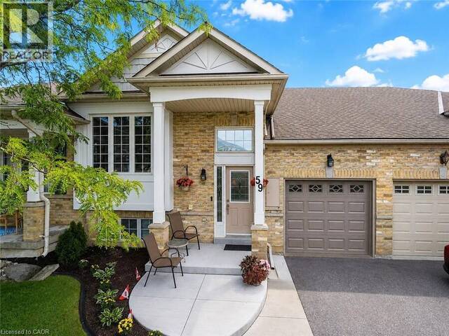 2243 TURNBERRY Road Unit# 59 Burlington Ontario, L7M 4Y6 - 2 Bedrooms Home For Sale