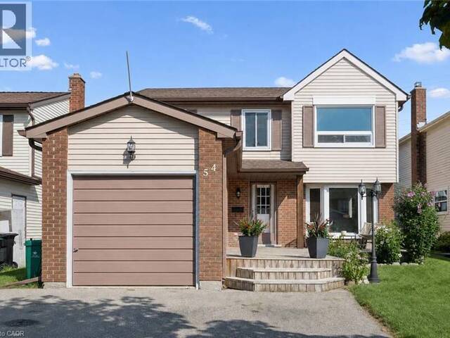 54 ROYAL ORCHARD Place Kitchener Ontario, N2N 1Z6 - 3 Bedrooms Home For Sale