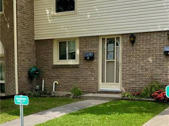 165 GREEN VALLEY Drive Unit# 45 Kitchener Ontario, N2P 1K3 - 3 Bedrooms Condo For Sale
