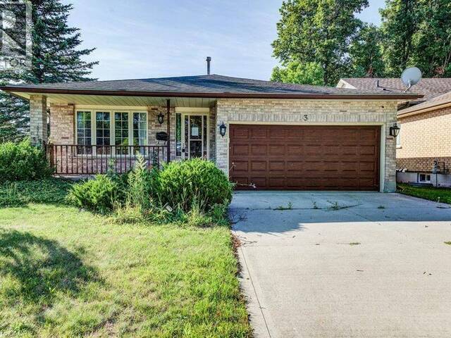 3 CORA Drive Kitchener Ontario, N2N 3C6 - 4 Bedrooms Home For Sale
