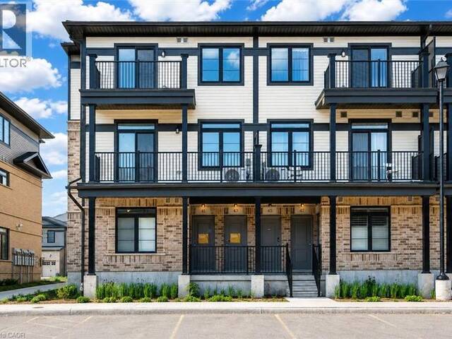 43 LOMOND Lane Kitchener Ontario, N2R 0R4 - Property For Sale