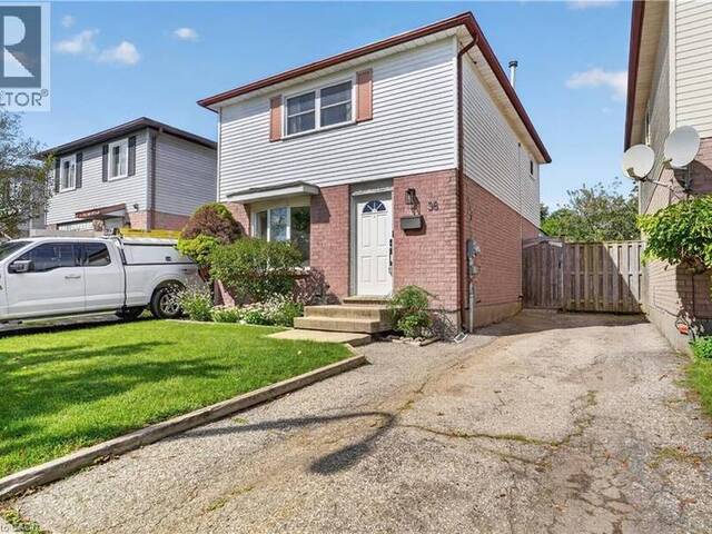 38 MEADOW WOODS Crescent Kitchener Ontario, N2N 1S5 - 3 Bedrooms Home For Sale