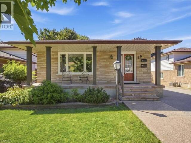 26 ALEXANDER Avenue Cambridge Ontario, N1R 5K6 - 3 Bedrooms Home For Sale