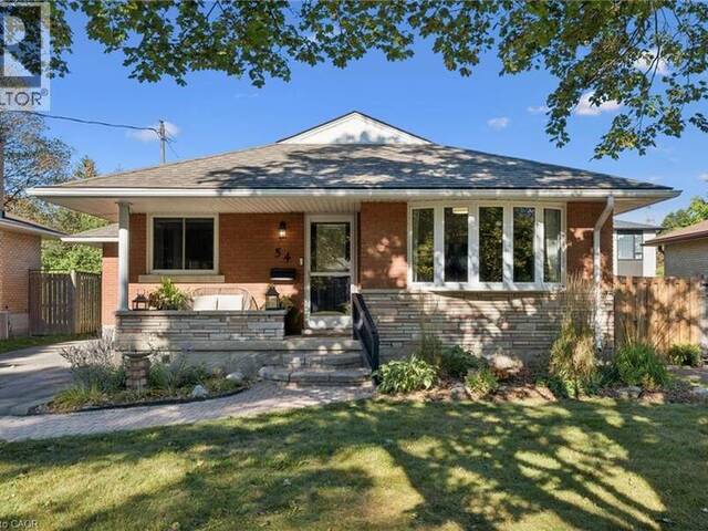 54 PINECREST Drive Kitchener Ontario, N2A 2G6 - 4 Bedrooms Home For Sale