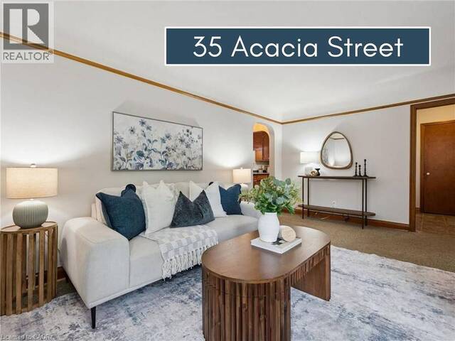 35 ACACIA Street Kitchener Ontario, N2G 3B1 - 3 Bedrooms Home For Sale