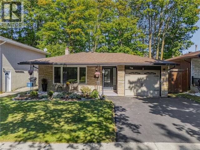 150 COACH HILL Drive Kitchener Ontario, N2E 1P4 - 3 Bedrooms Home For Sale