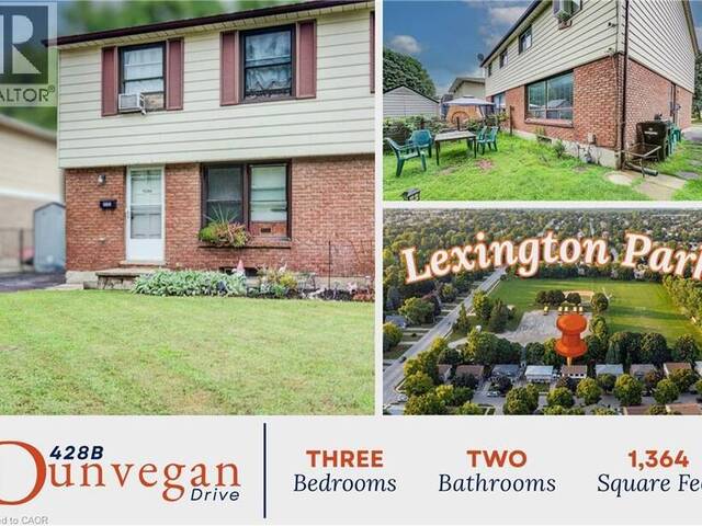 428B DUNVEGAN Drive Waterloo Ontario, N2K 2C7 - 3 Bedrooms Home For Sale
