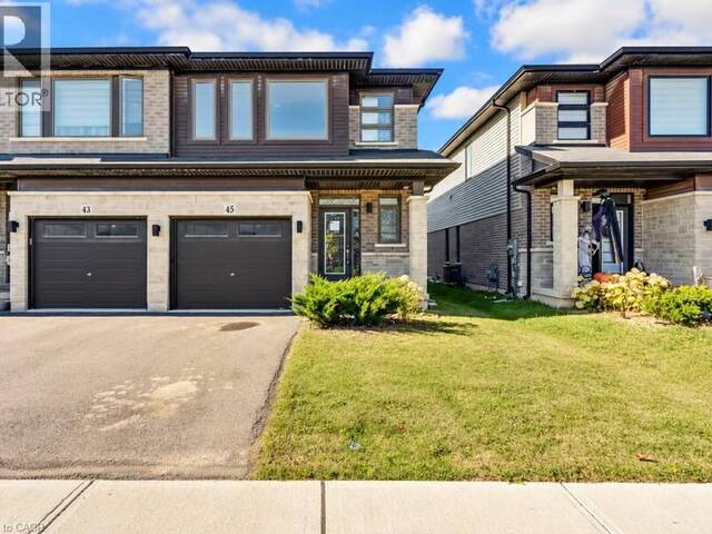 45 JUNE CALLWOOD Way Brantford Ontario, N3T 0V1 - 3 Bedrooms Home For Sale