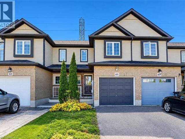63 SORRENTO Street Kitchener Ontario, N2R 0A4 - 3 Bedrooms Home For Sale
