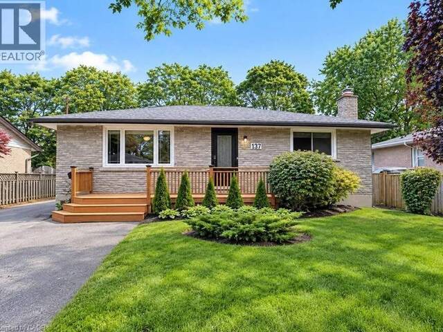 137 COUNTRY CLUB Drive Guelph Ontario, N1E 3K8 - 3 Bedrooms Home For Sale