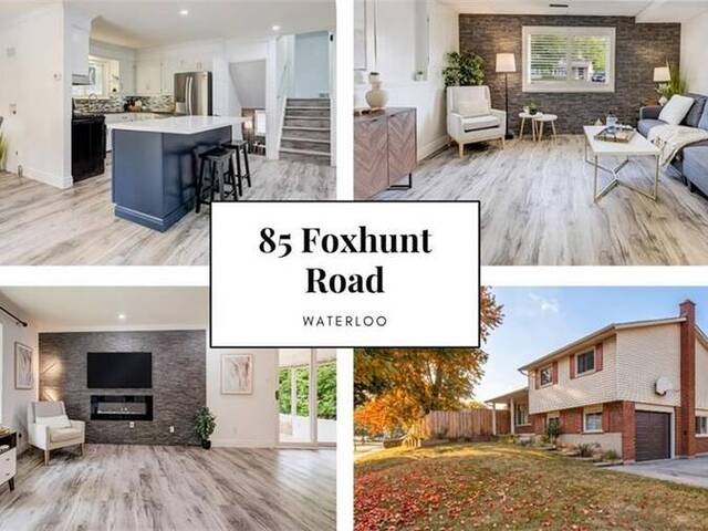 85 FOXHUNT Road Waterloo Ontario, N2K 2R8 - 4 Bedrooms Home For Sale