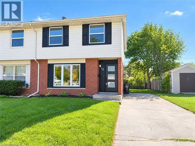 15 CURRIE Street Cambridge Ontario, N1P 1A2 - 3 Bedrooms Home For Sale