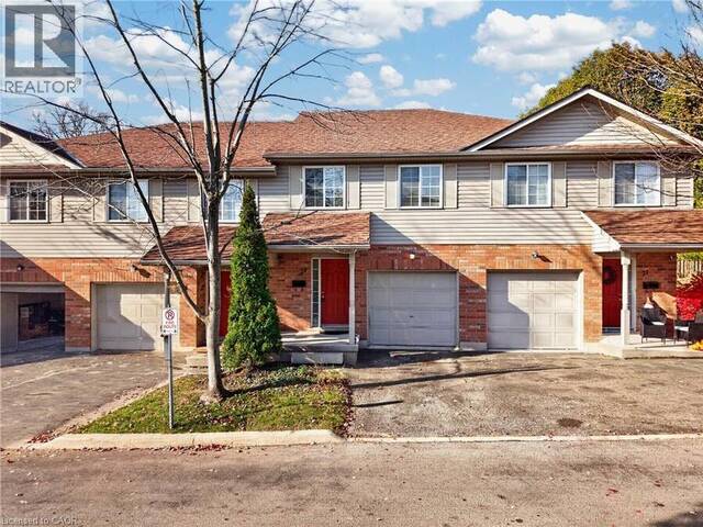 120 DUDHOPE Avenue Unit# 20 Cambridge Ontario, N1R 4T7 - 3 Bedrooms Condo For Sale