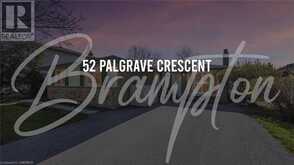 52 PALGRAVE Crescent | Brampton Ontario | Slide Image One