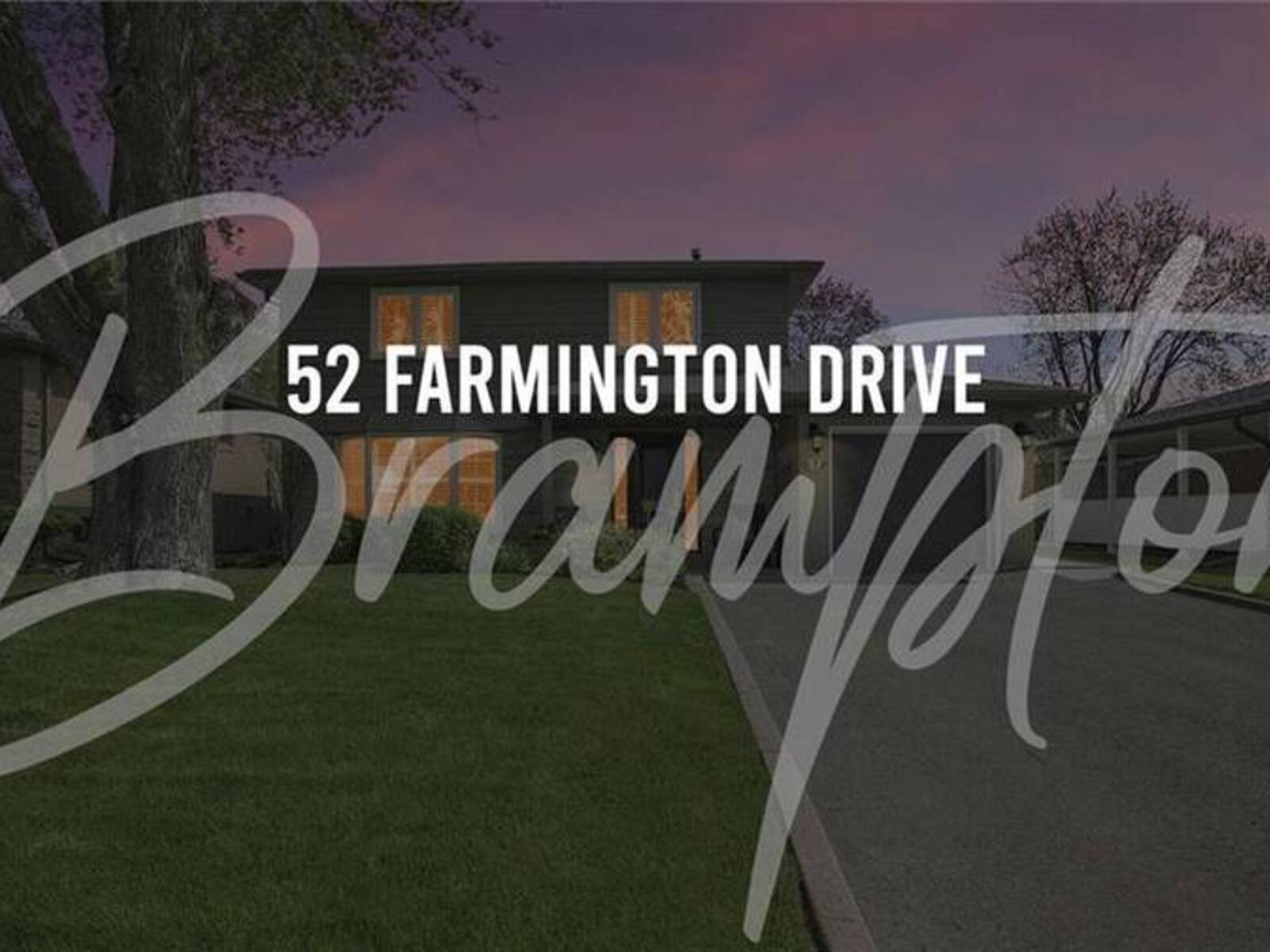 52 FARMINGTON Drive, Brampton, Ontario L6W 2V2