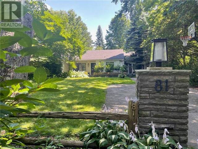 81 CHARTWELL Road Oakville Ontario, L6J 3Z3