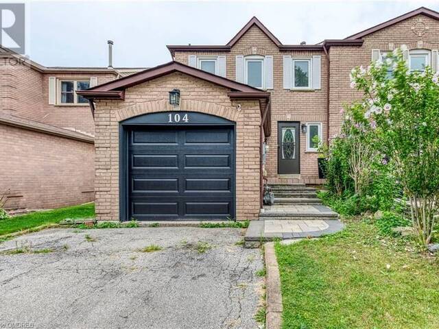 104 CUTTERS Crescent Brampton Ontario, L6Y 4J8