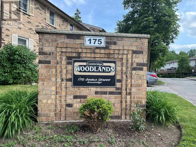 10 - 175 CEDAR STREET Cambridge Ontario, N1S 4X8 - 3 Bedrooms Condo For Sale