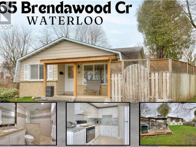 65 BRENDAWOOD Crescent Waterloo Ontario, N2J 4J5