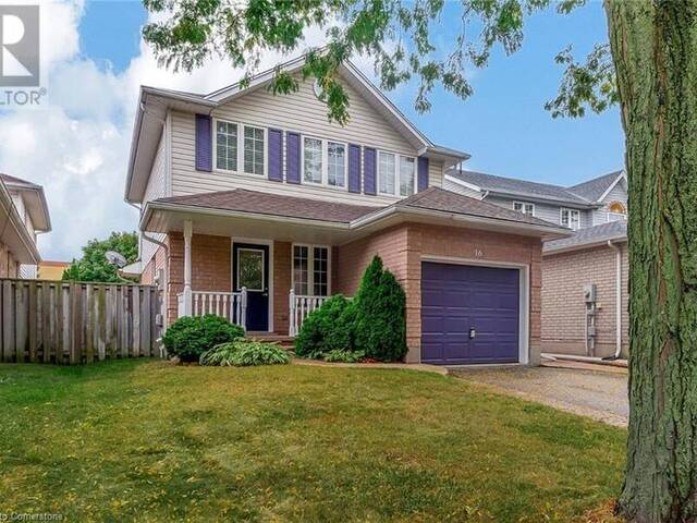 16 CRAWFORD Crescent Cambridge Ontario, N1T 1X7