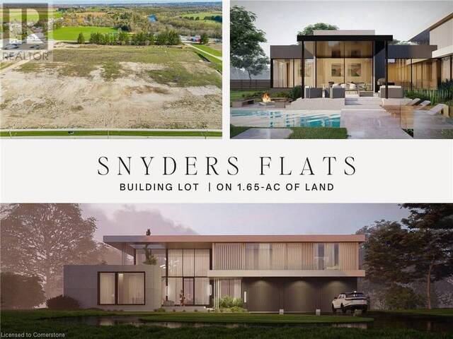 1062 SNYDERS FLATS Road Bloomingdale Ontario, N0B 1K0