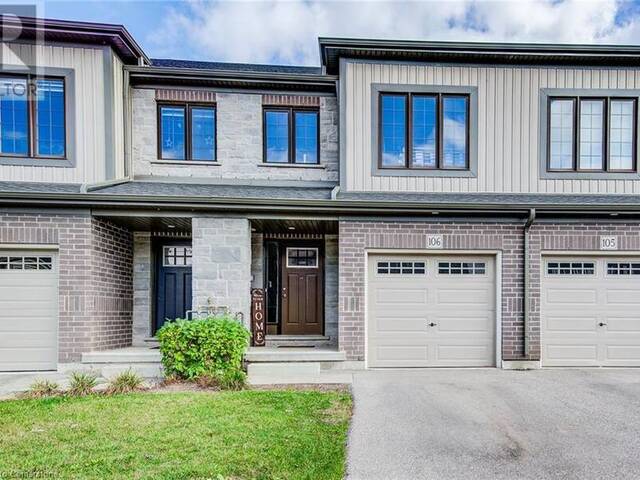 135 HARDCASTLE Drive Unit# 106 Cambridge Ontario, N1S 0B6