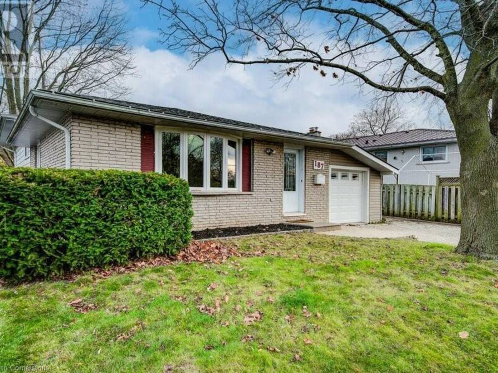 187 CHRISTOPHER Drive, Cambridge, Ontario N1R 4S5