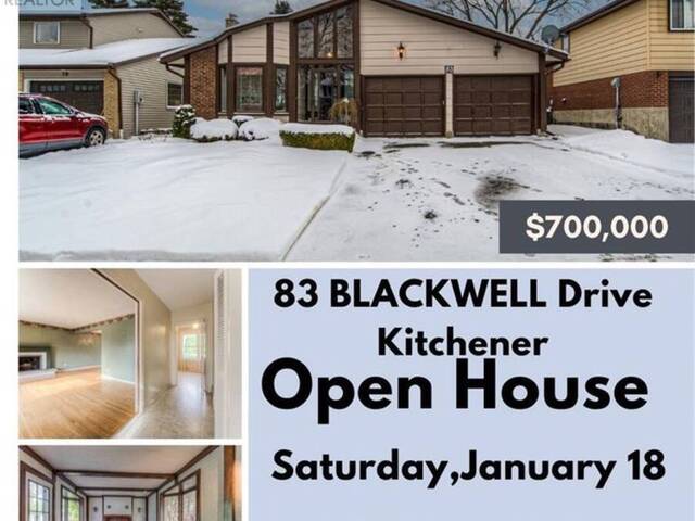 83 BLACKWELL Drive Kitchener Ontario, N2N 1P4