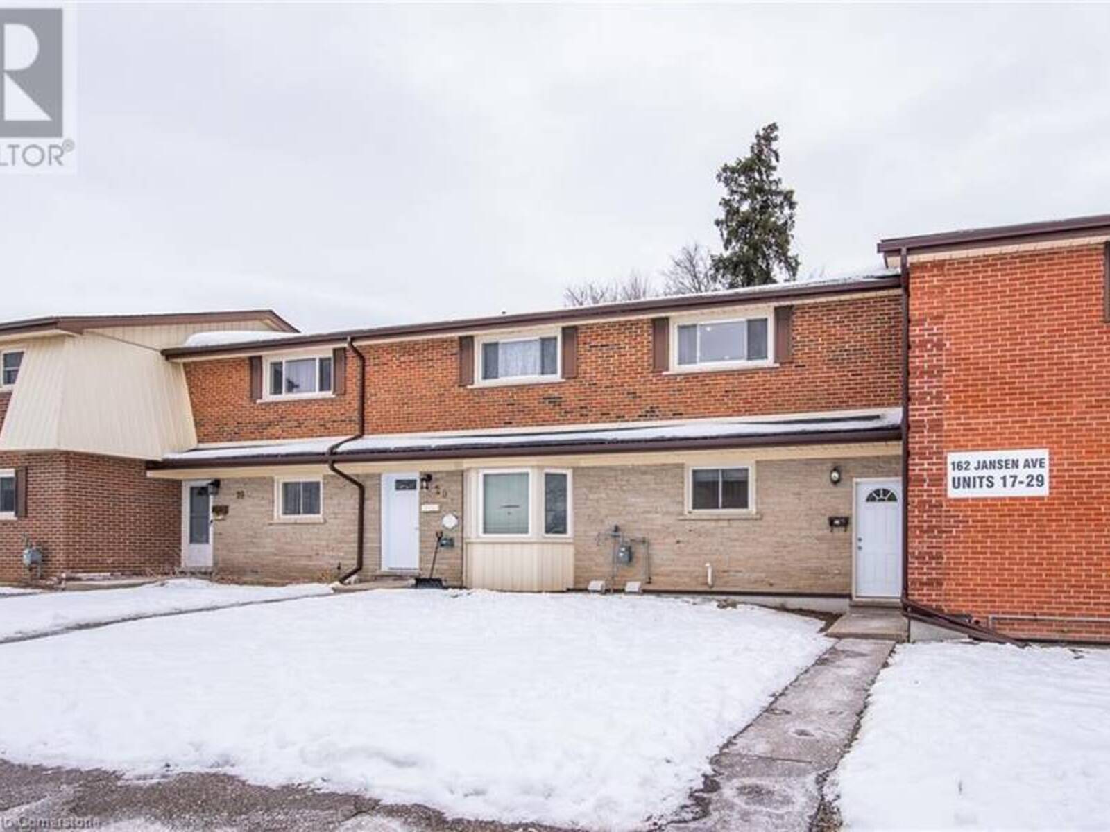 162 JANSEN Avenue Unit# 21, Kitchener, Ontario N2A 2L7