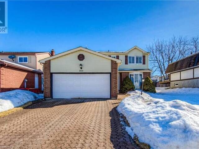 365 DRIFTWOOD Drive Kitchener Ontario, N2N 1W7 - 4 Bedrooms Home For Sale