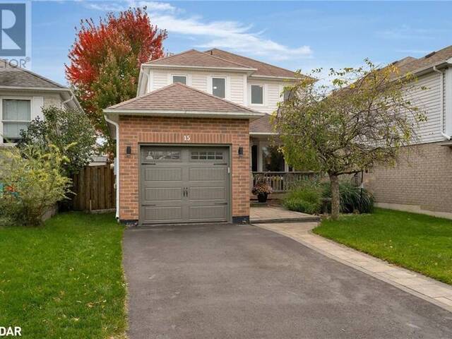 15 MOIR Crescent Barrie Ontario, L4N 8B6