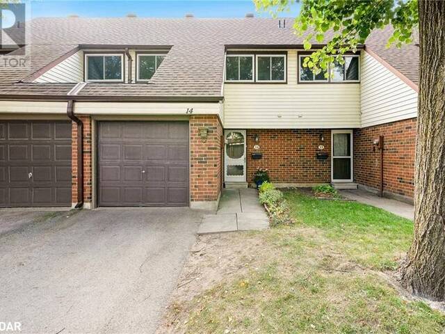 28 DONALD Street Unit# 14 Barrie Ontario, L4N 4S6