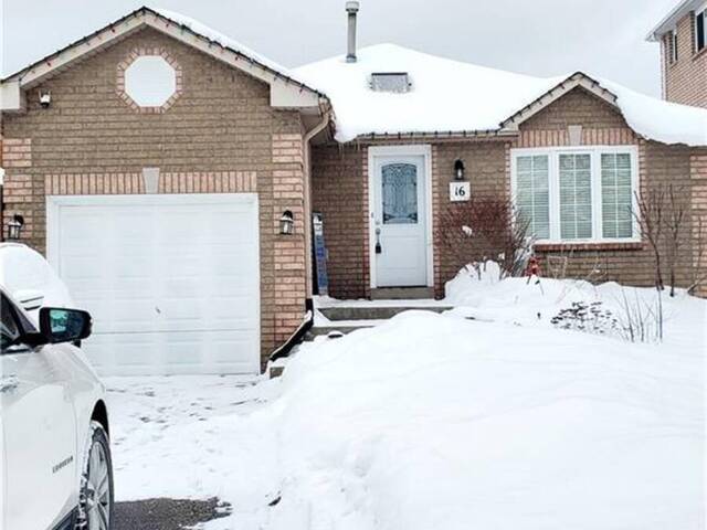 16 WADDINGTON Crescent Barrie Ontario, L4N 8C8