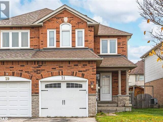 31 BASSWOOD Drive Barrie Ontario, L4N 9P2