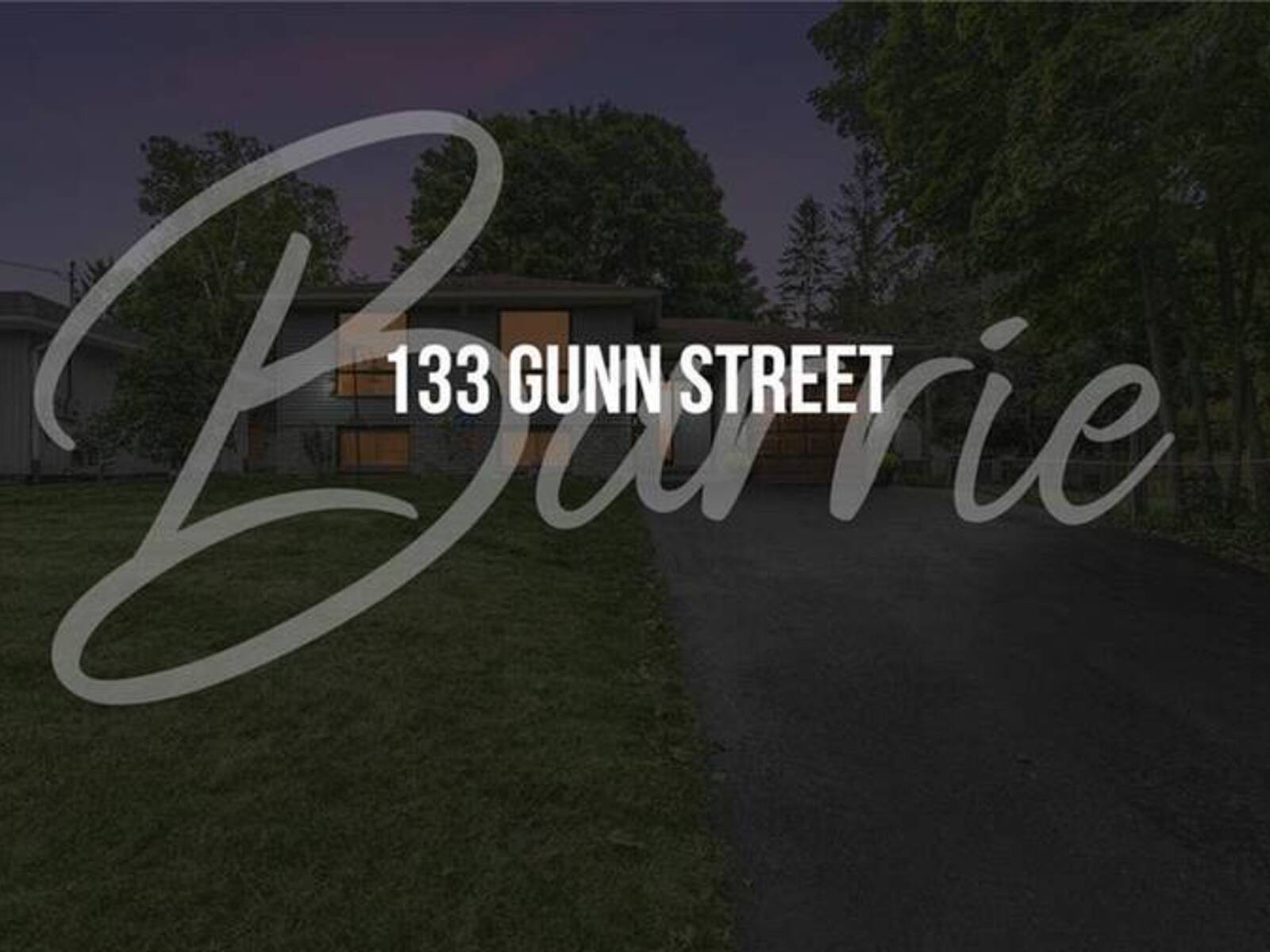 133 GUNN Street, Barrie, Ontario L4M 2H6