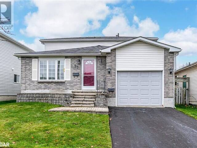 27 WADDINGTON Crescent Barrie Ontario, L4N 8C8