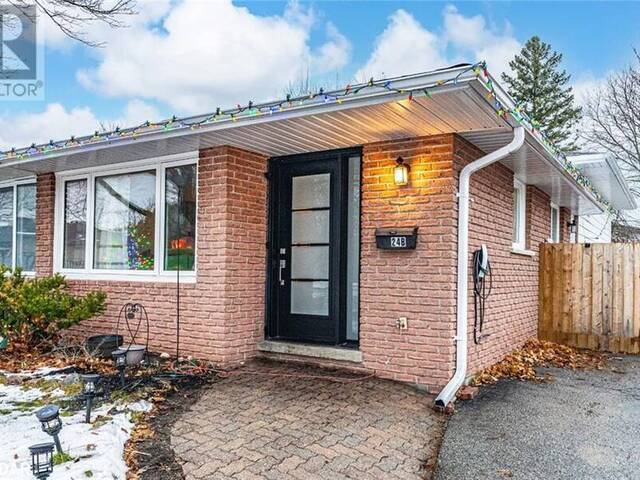 24B BERNICK Drive Barrie Ontario, L4M 5J5