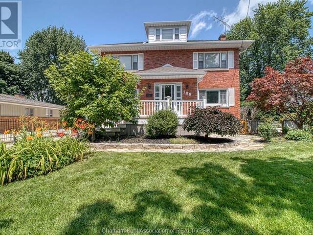 189 Elizabeth STREET Chatham Ontario, N7L 2Y6